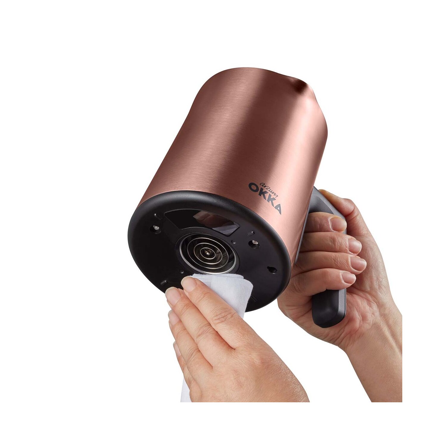 Arzum Türkische Kaffeemaschine, Kaffeekanne Edelstahl 700W Bronze