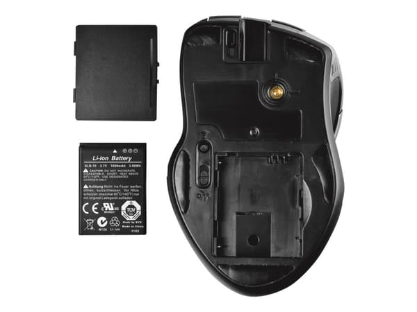 Trust GXT 35 - Mus - laser - 11 knapper - trådløs - 2.4 GHz - USB trådløs mottaker
