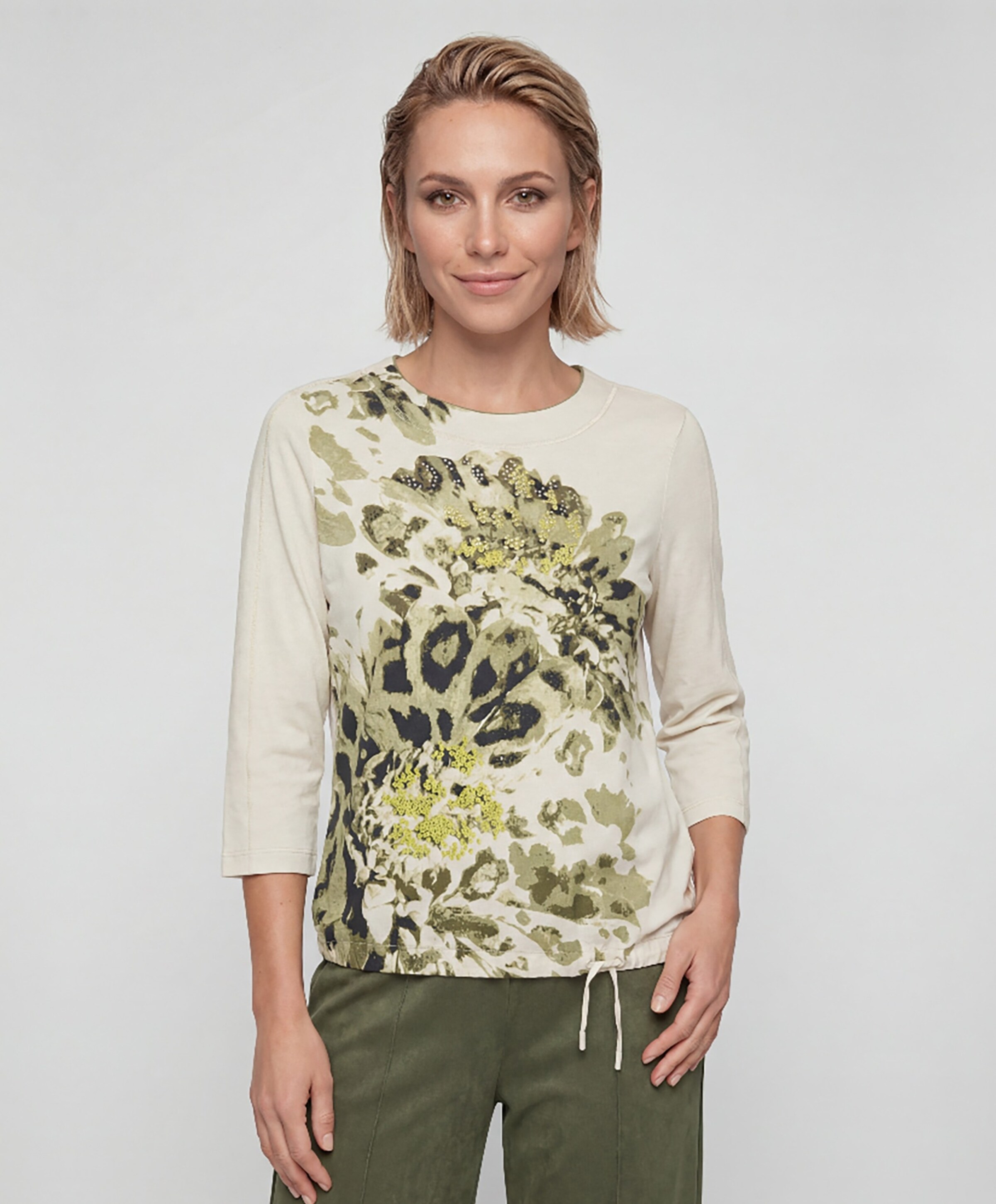 Olsen Dames longsleeve groen