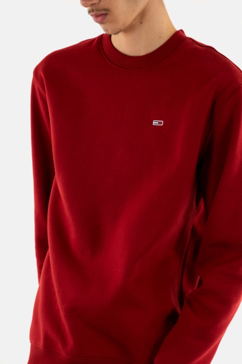 Sweat tommy jeans reg s flag crew xit regatta red
