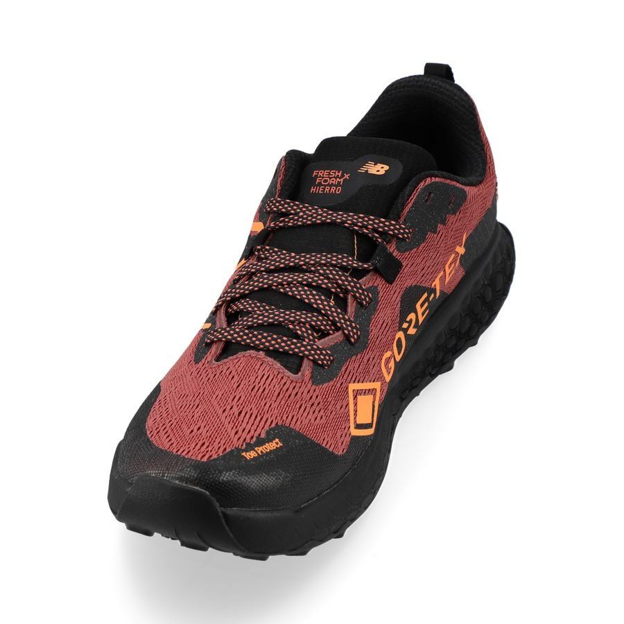 New Balance Chaussures de Running Fresh Foam Hierro V7 Gore-Tex - Marron/Noir/Jaune Femme