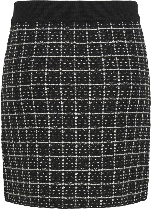 Pieces PCNILJA HW KNIT SKIRT PA BC Striber/tern