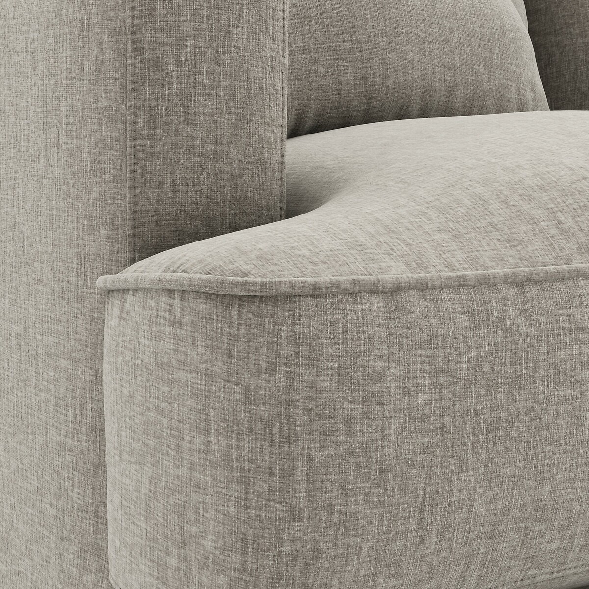AM.PM<br>Sofá compacto de 2 lugares em veludo chenille, Alwine