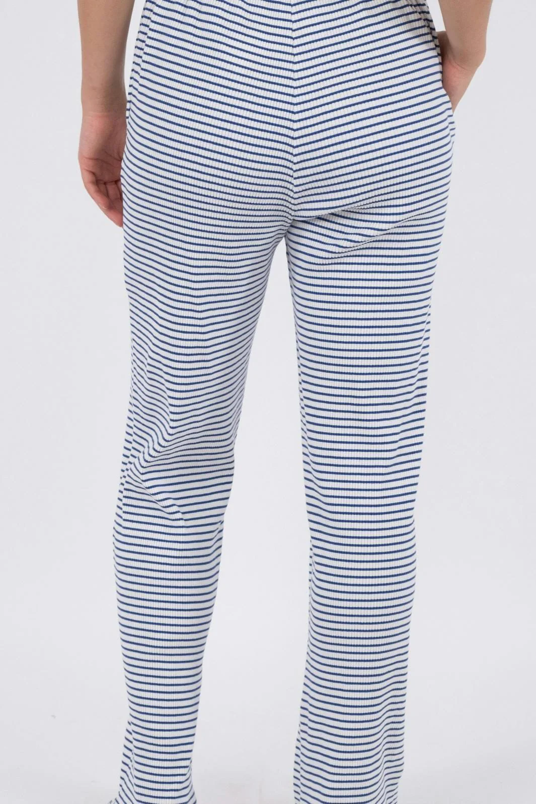 Neo Noir Geri Stripe Pants blue