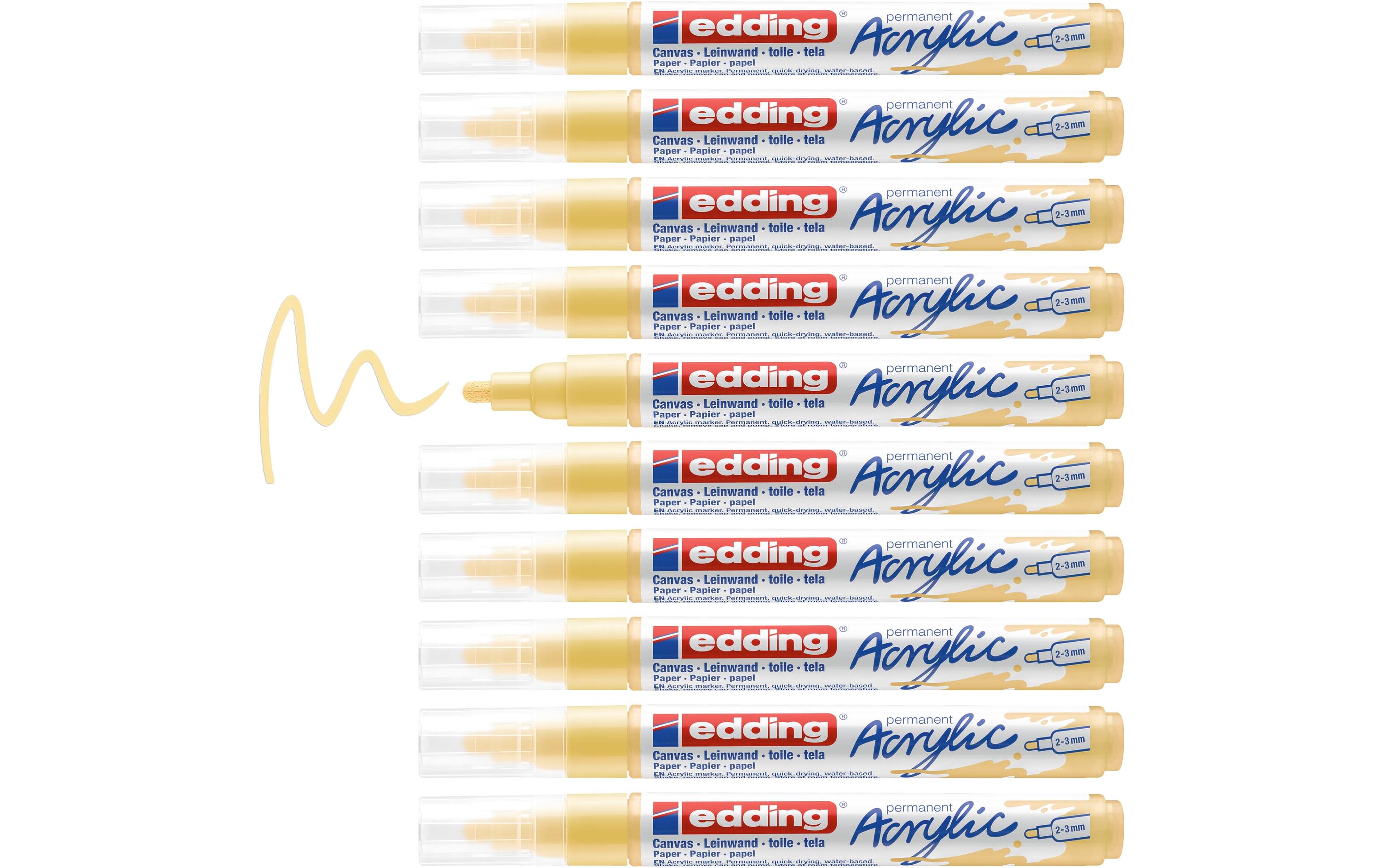 Acrylmarker 5100 Medium, HellgelbSchnelltrocknende Acrylstifte