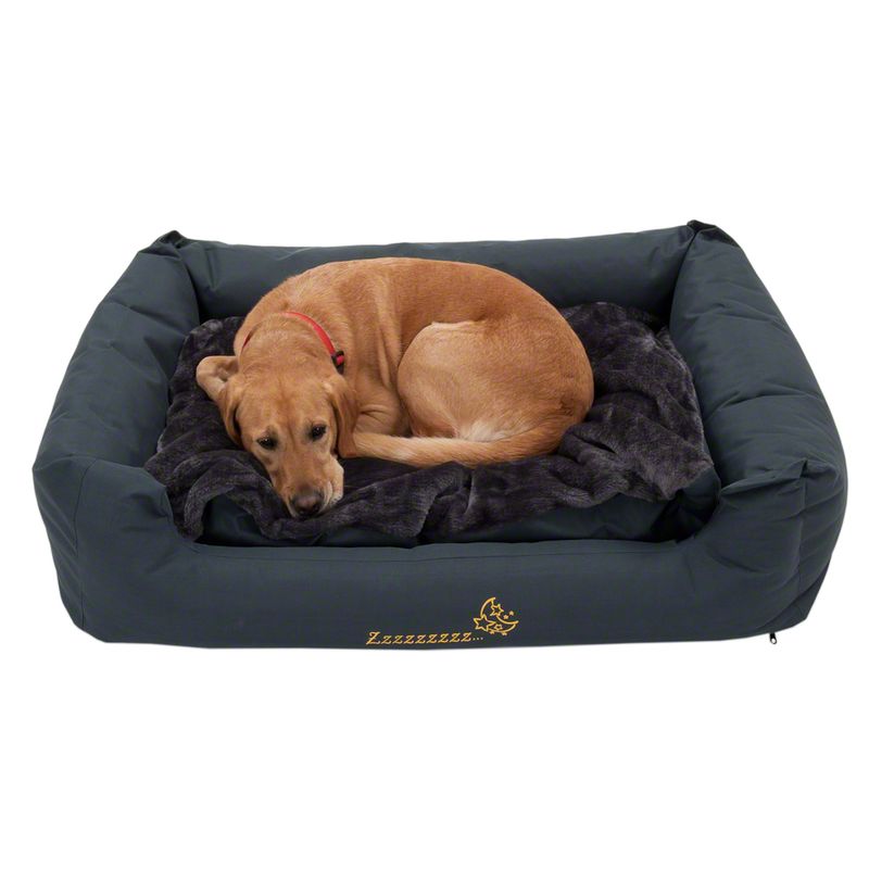 Panier Sleepy Time avec coussin, gris