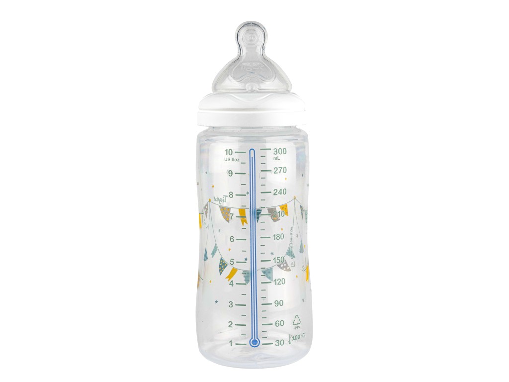 BIBERÃO 300 ML TIGEX GARGALO LARGO