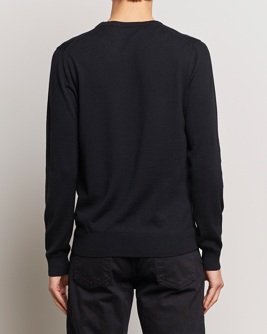 J.Lindeberg Lyle True Merino Crew Neck Pullover Black