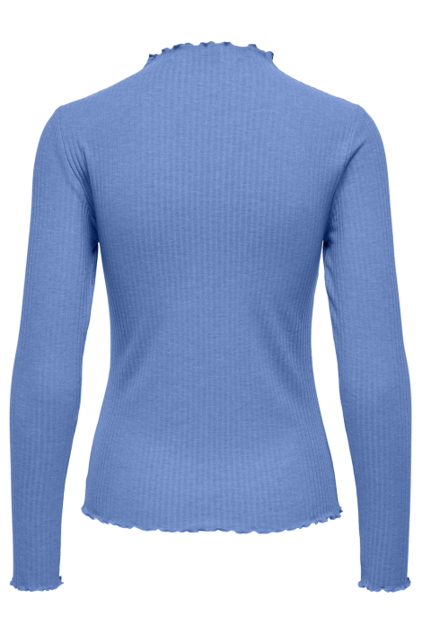 Only blauwe dames t-shirt