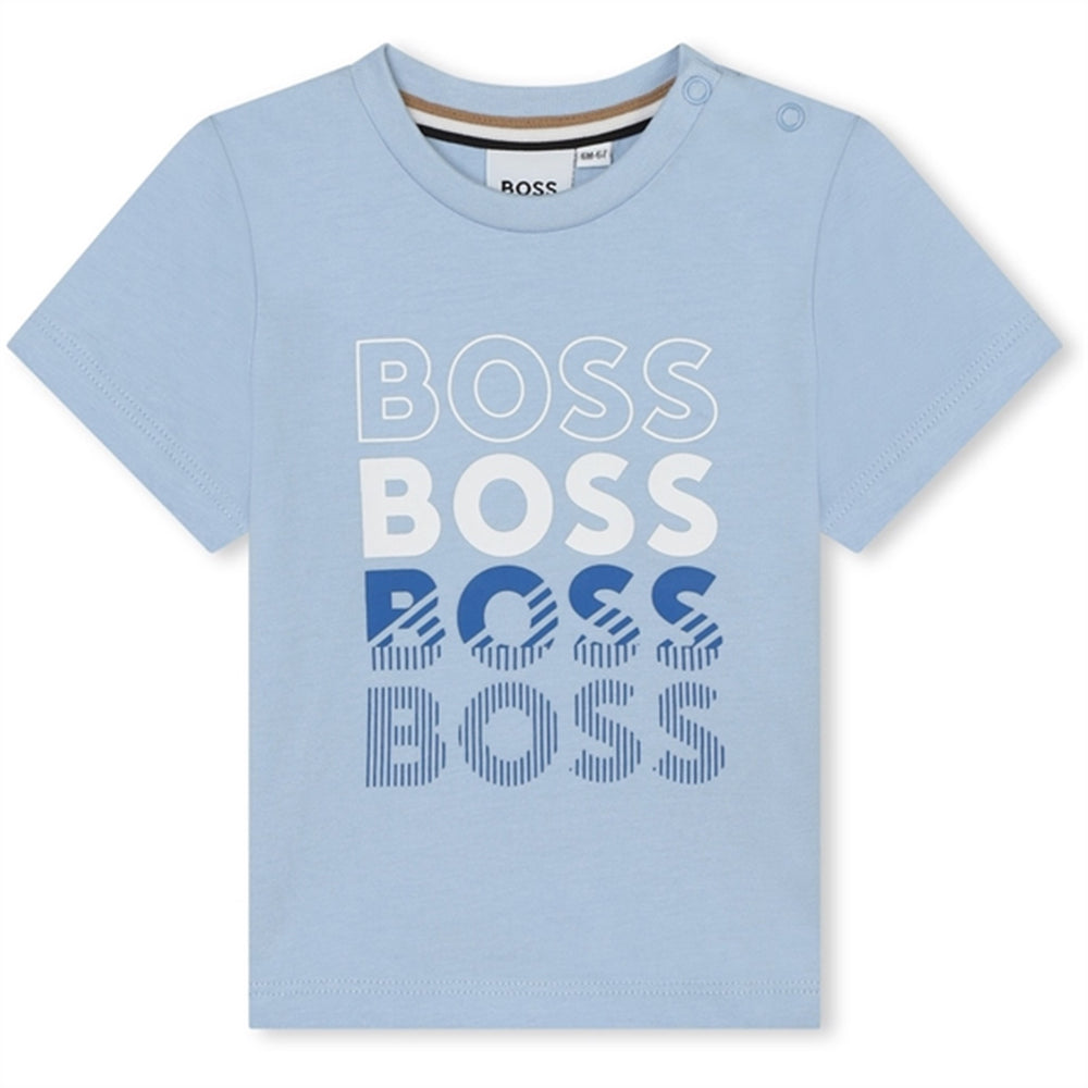 Pale Blue T-shirt - Hugo Boss → Luksusbaby.dk