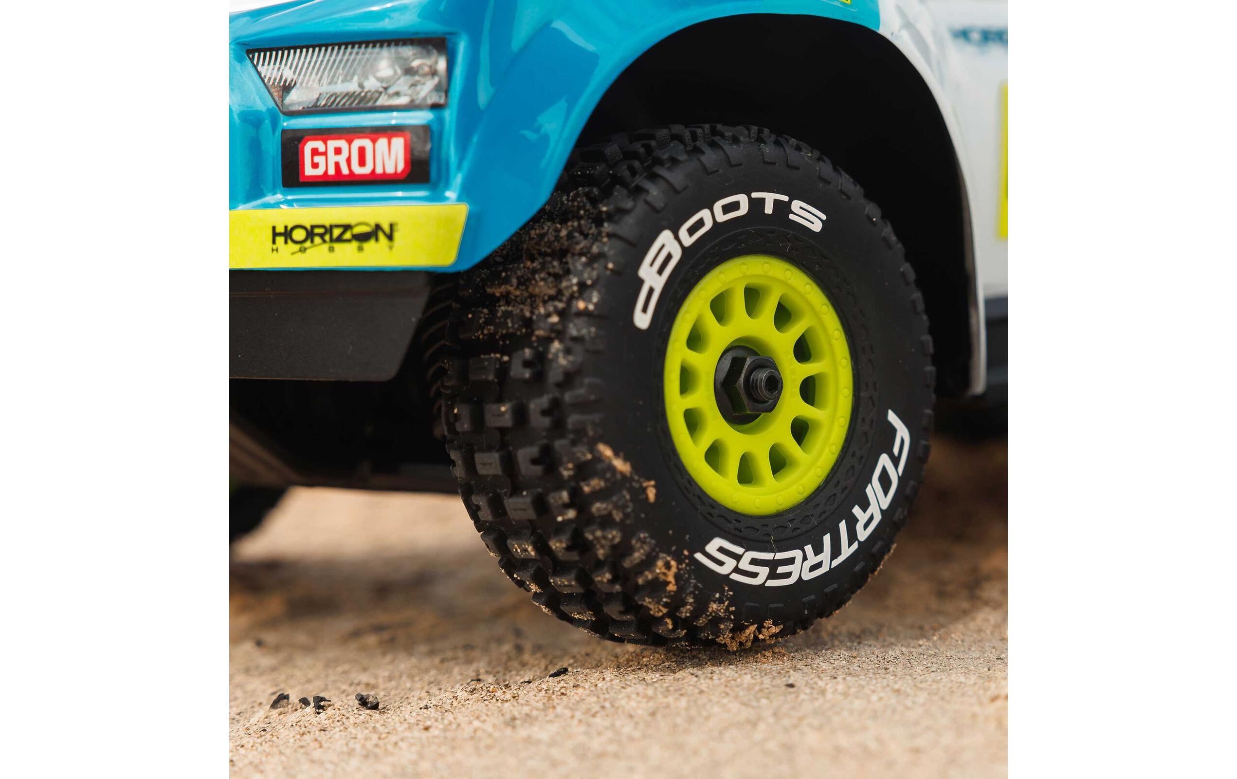 Desert Truck Mojave Grom Mega 380 Blau, RTR, 1:18<br>Robuster 4wd mini RC Trophytruck mit Spektrum Technik
