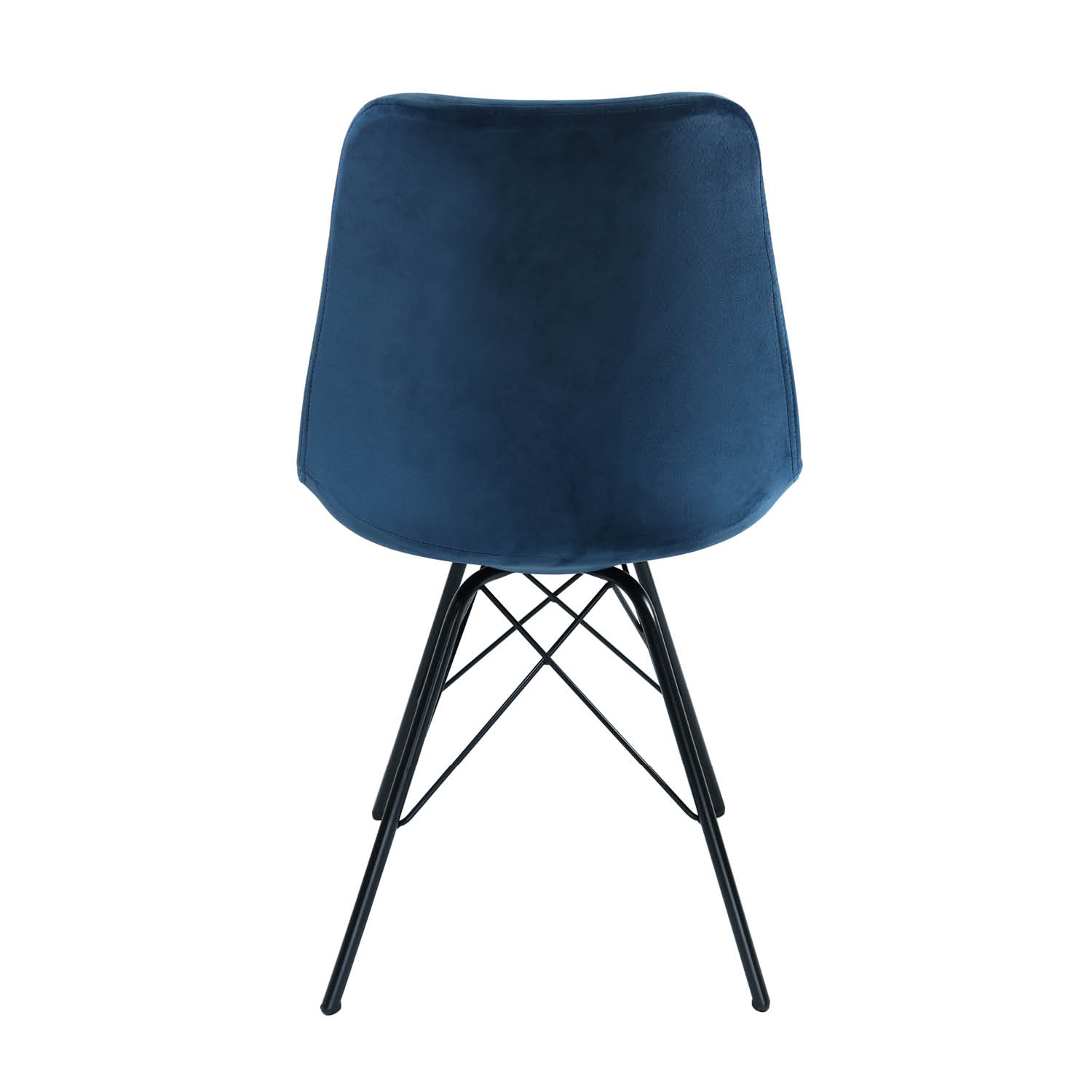 Kick Kuipstoel - Velvet d.blauw BL
