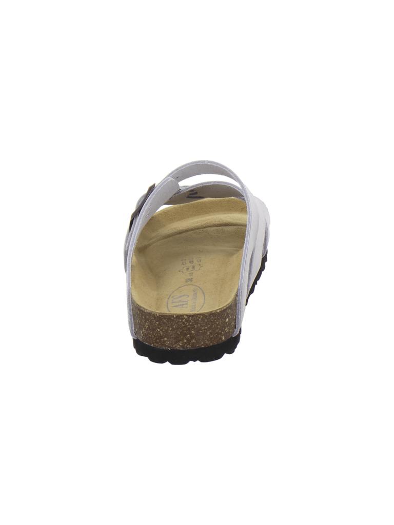 Pantoletten Damen Kralle metallic