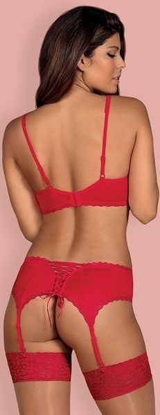 Obsessive Jolierose Set - Rood