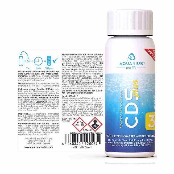 Aquarius pro life M.M.S. No. 3 CDS plus Kombipackung, 100 ml