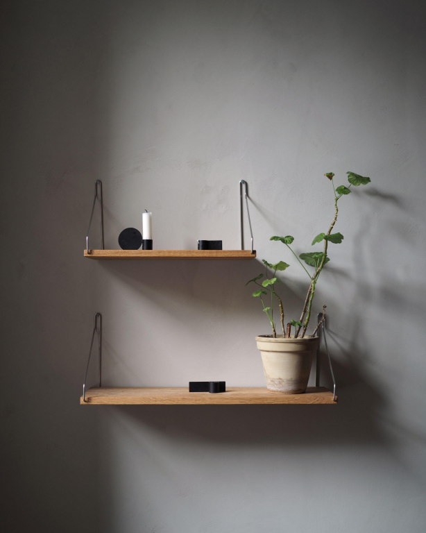 Frama Shelf wandplank 40x27 donker/zwart