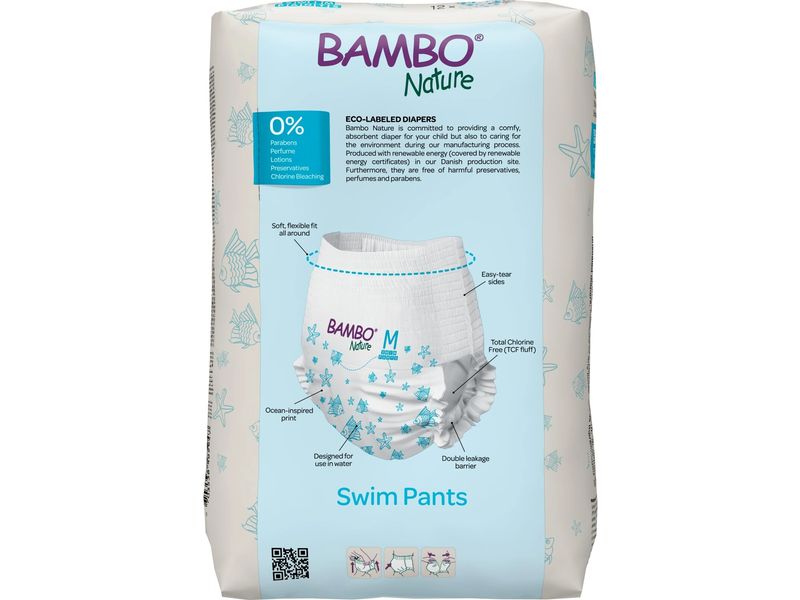 Bambo Nature Swim Pants Gr. M Swim Pants, 12 Stück