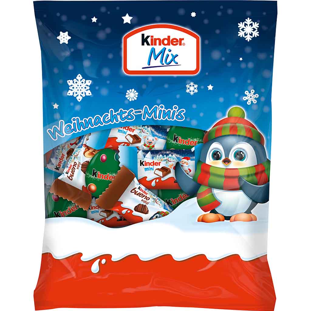 kinder Mix Weihnachts-Minis 153g MHD:20.4.25