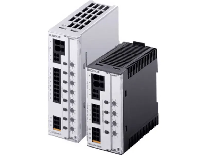 Block PC-0748-800-0 Elektronisk sikkerhedsafbryder 48 V/DC 10 A Antal udgange:8 x Indhold 1 stk