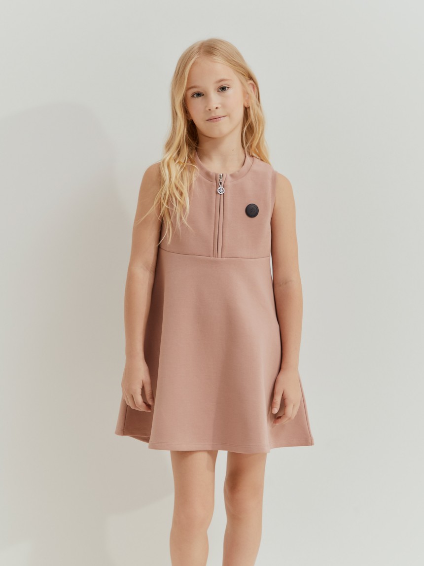 Vestido malha sem mangas