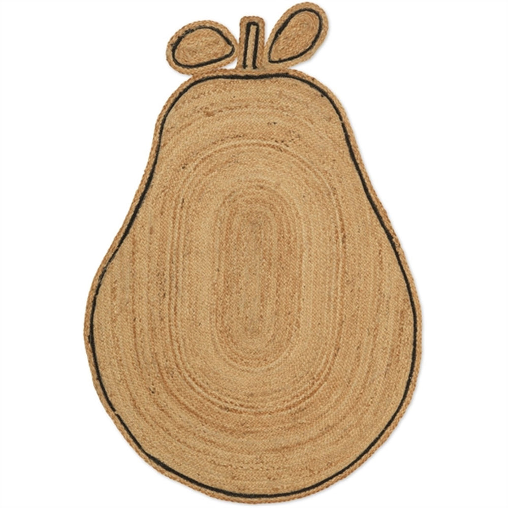 Pear Flettet Jute Tæppe Natural