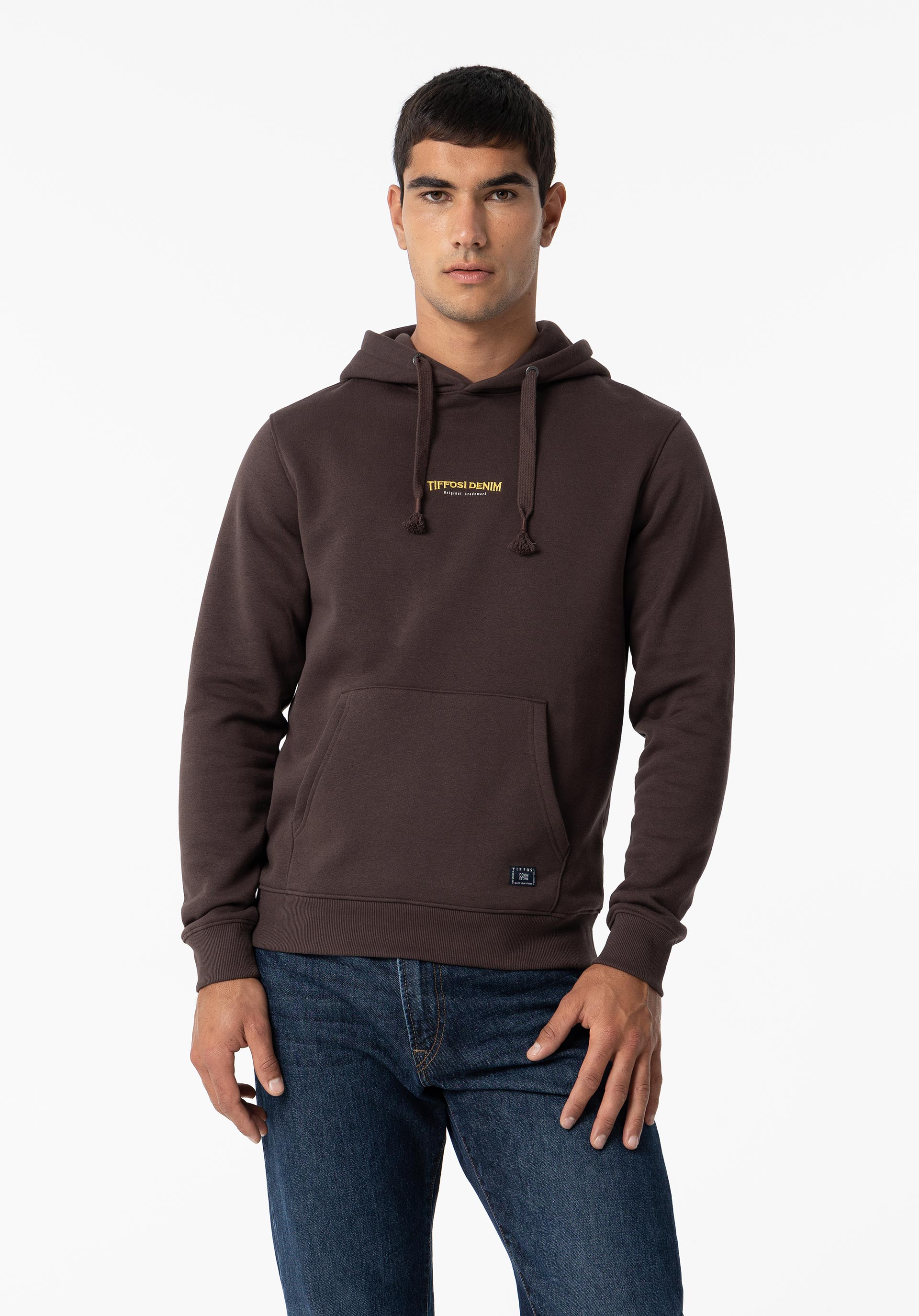 Hoodie com Estampado nas Costas