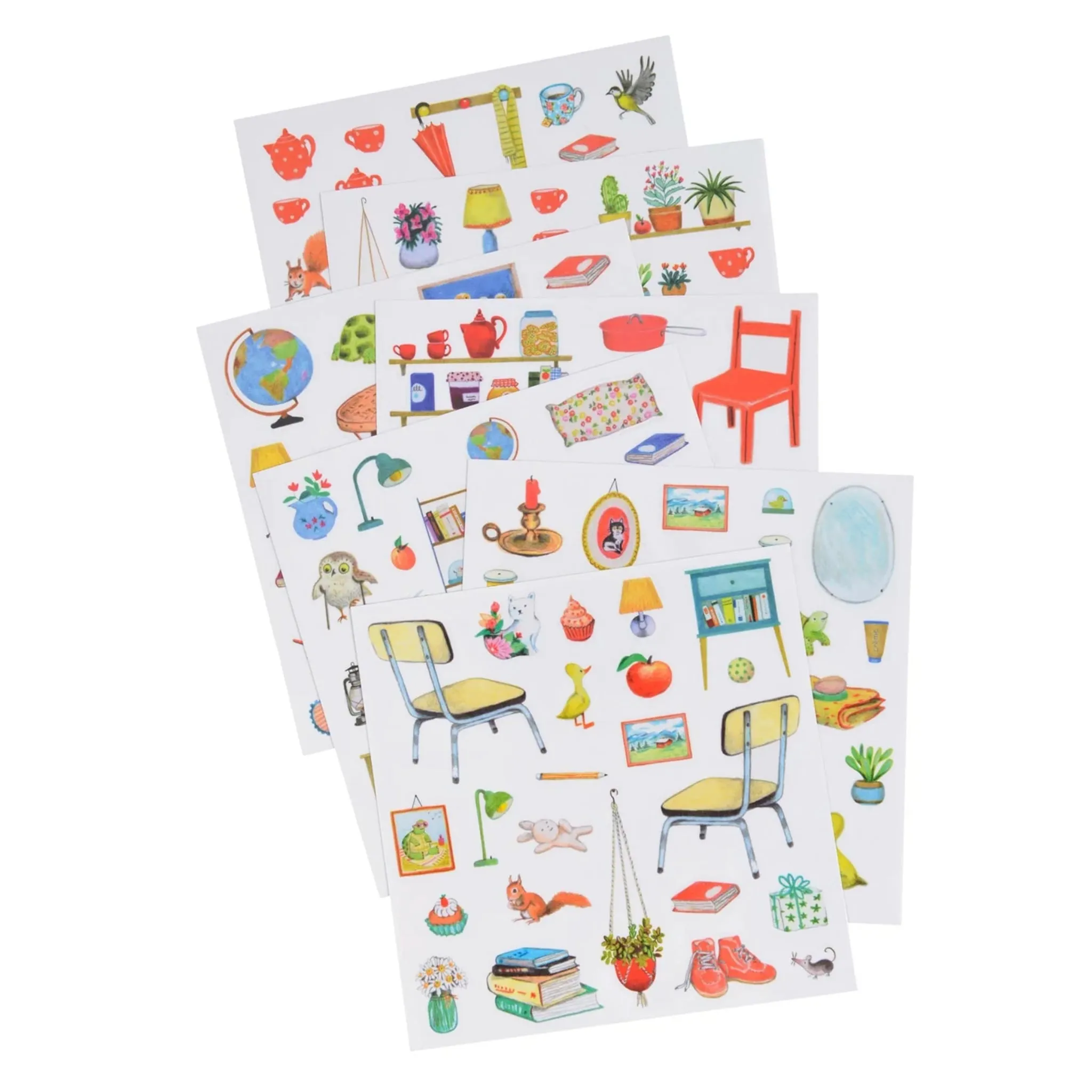 Moulin Roty Cahier D'Autocollants La Grand