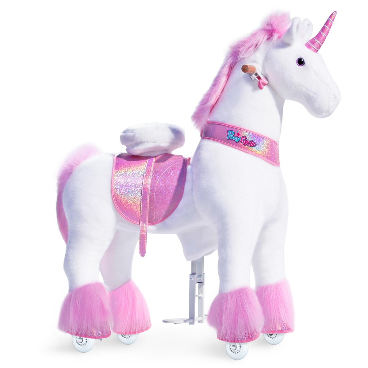 Licorne blanche siege rose ux502