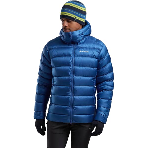 Doudoune randonnée MONTANE ANTI FREEZE XT HOODIE NEPTUNE BLUE