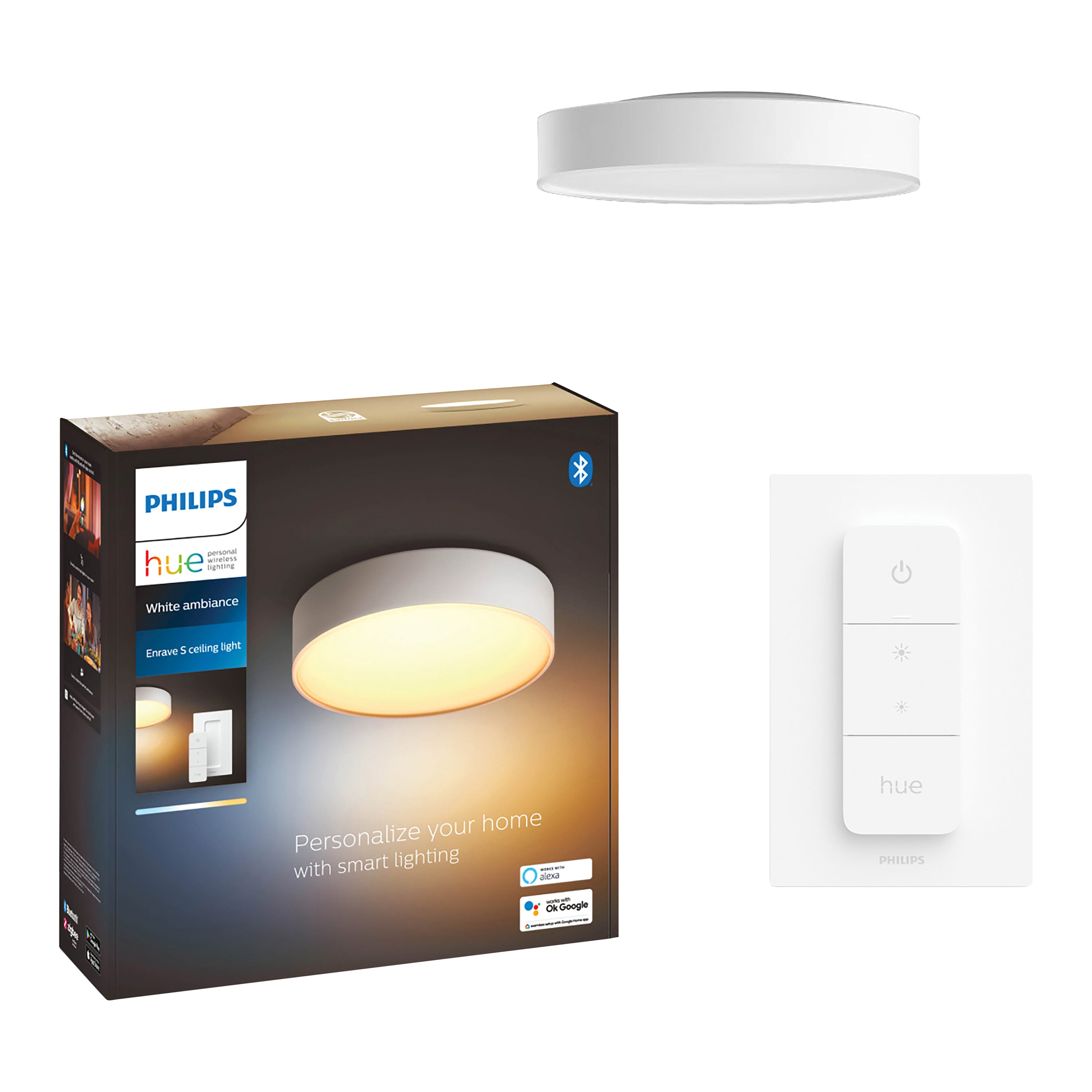 Philips Hue Enrave Plafondlamp - S - Wit