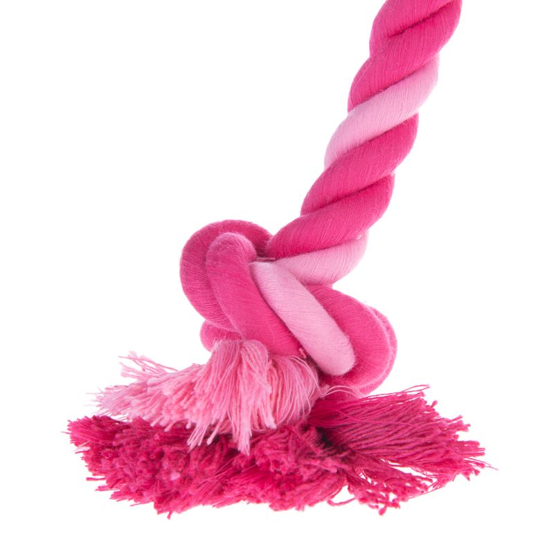 Jouet avec corde, Flamant rose
