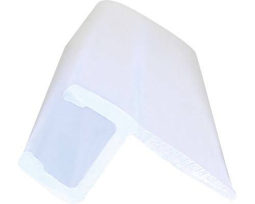 Zijaansluiting geschikt voor 6mm glas, lengte 2010 mm