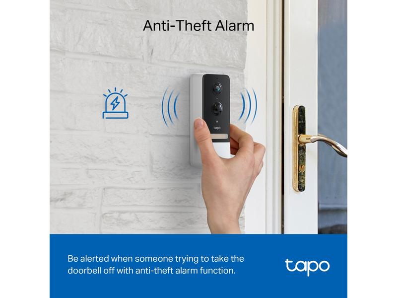 TP-Link Video-Türklingel-Kamera-Kit Tapo D230S1 Immer wissen, wer da ist – Tapo Smarte Batterie -Video-Türklingel