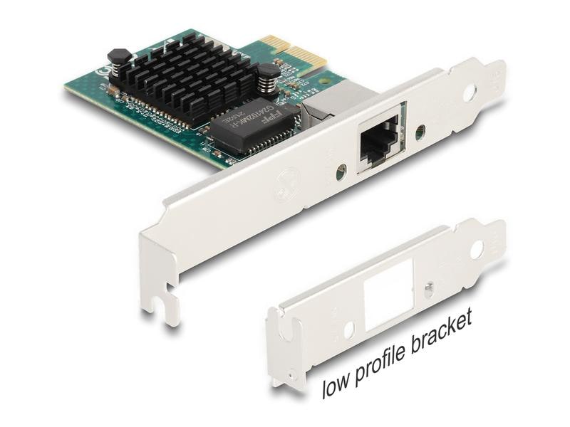 Delock Netzwerkkarte 1x RJ45 Gigabit, PCI-Express x1 Delock PCI Express x1 Karte zu 1 x RJ45 Gigabit LAN BCM