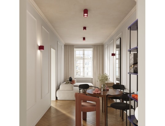SOLLUX LIGHTING - Applique aura bordeaux g9