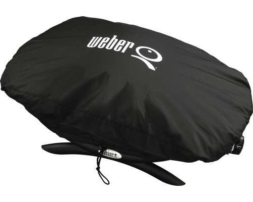 Weber Grillhoes, Weerbestendige Hoes voor Q100/1000, Waterafstotend Polyester, Zwart