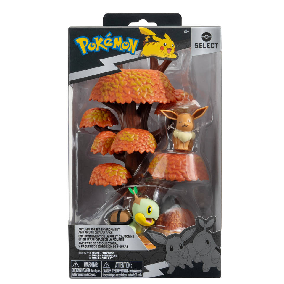 Pokémon Eevee en Turtwig speelfigurenpakket