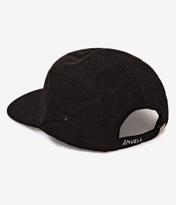 Anuell Riedam Cord 5 Panel Cap (black)