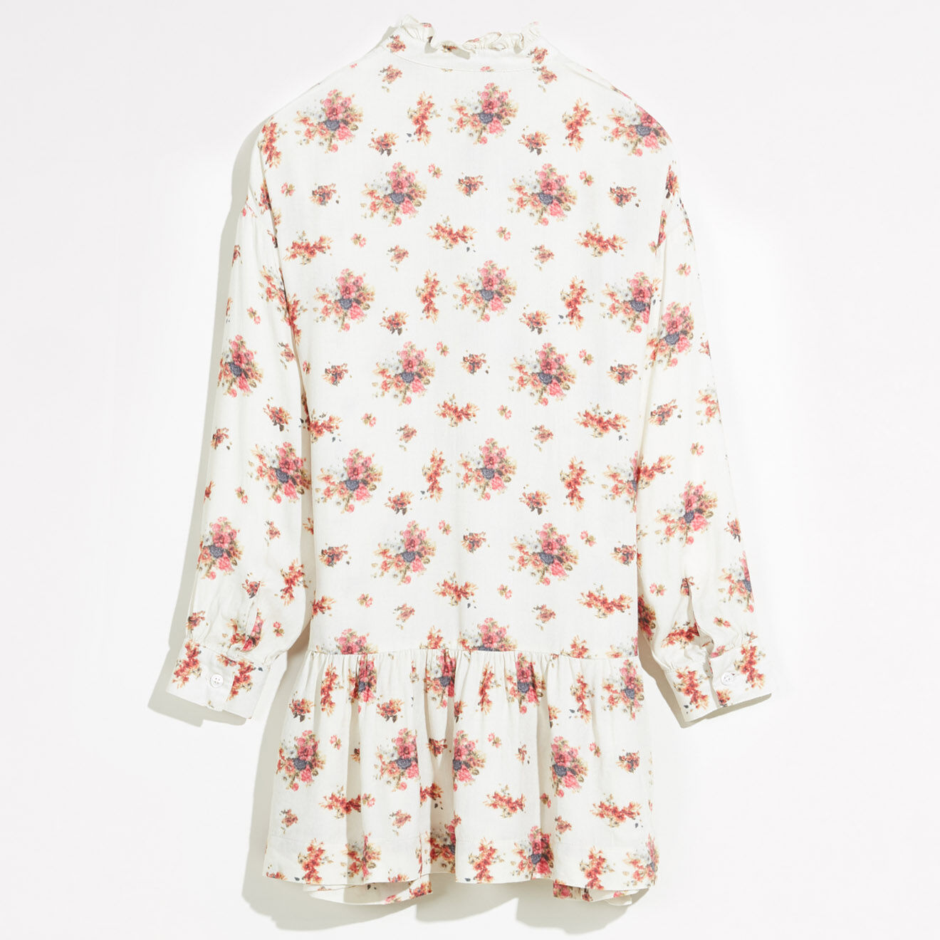 Bellerose Robe Adylle à fleurs écru/multicolore
