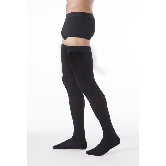 Bas de contention auto-fixants Sigvaris Dynaven Homme Fin Classe 2