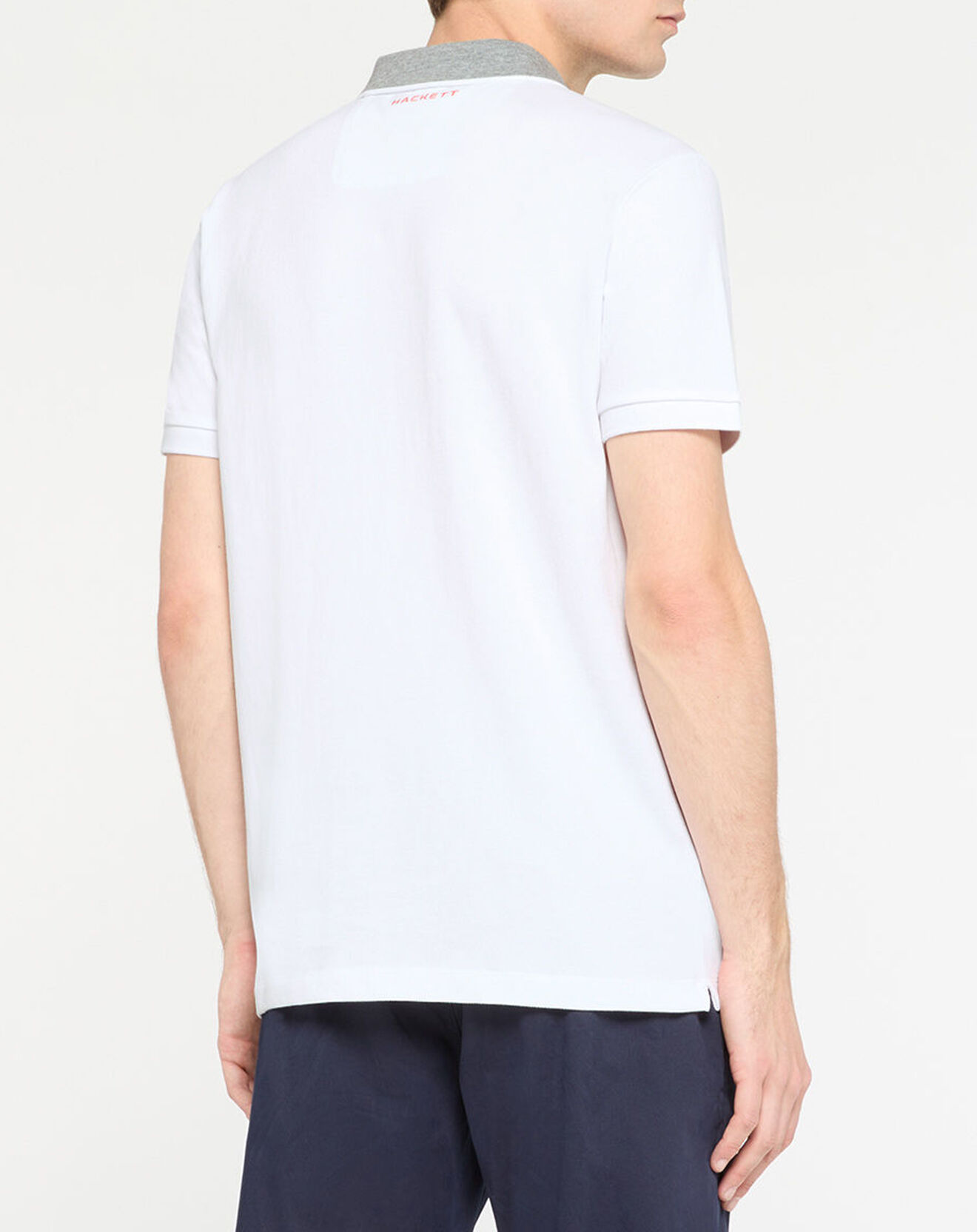 Hackett London Polo Regular Fit Aston Martin Racing blanc