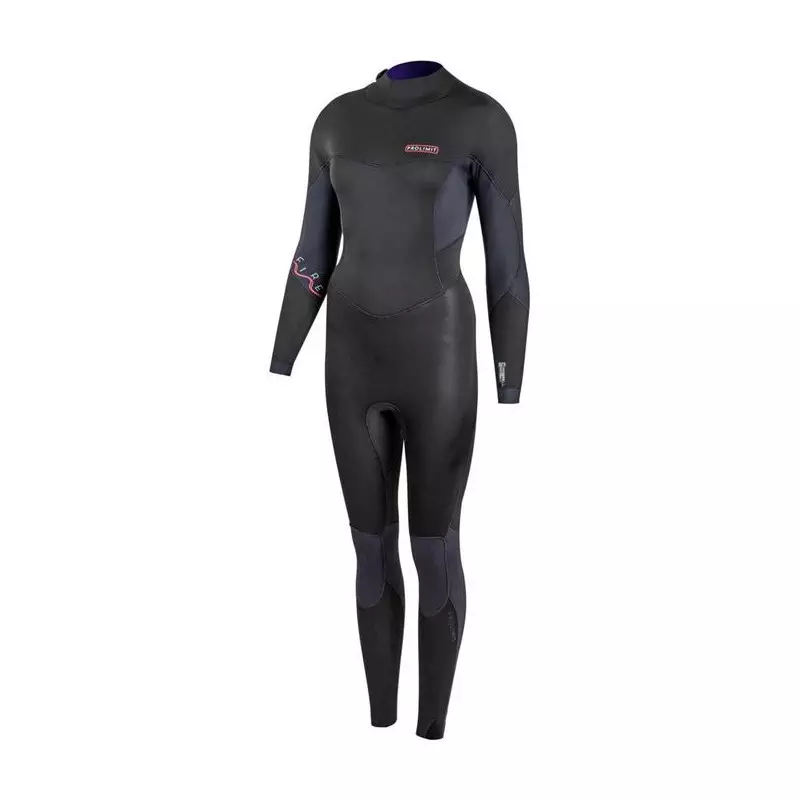 Combinaison intégrale femme PROLIMIT Fire Backzip 5/3 Zodiac 2 lining GBS Black/Ash