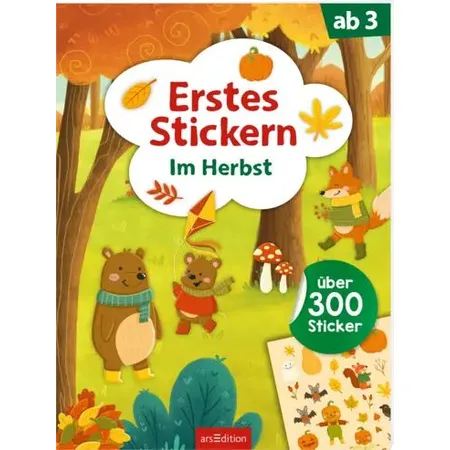 ars Edition Erstes Stickern: Im Herbst