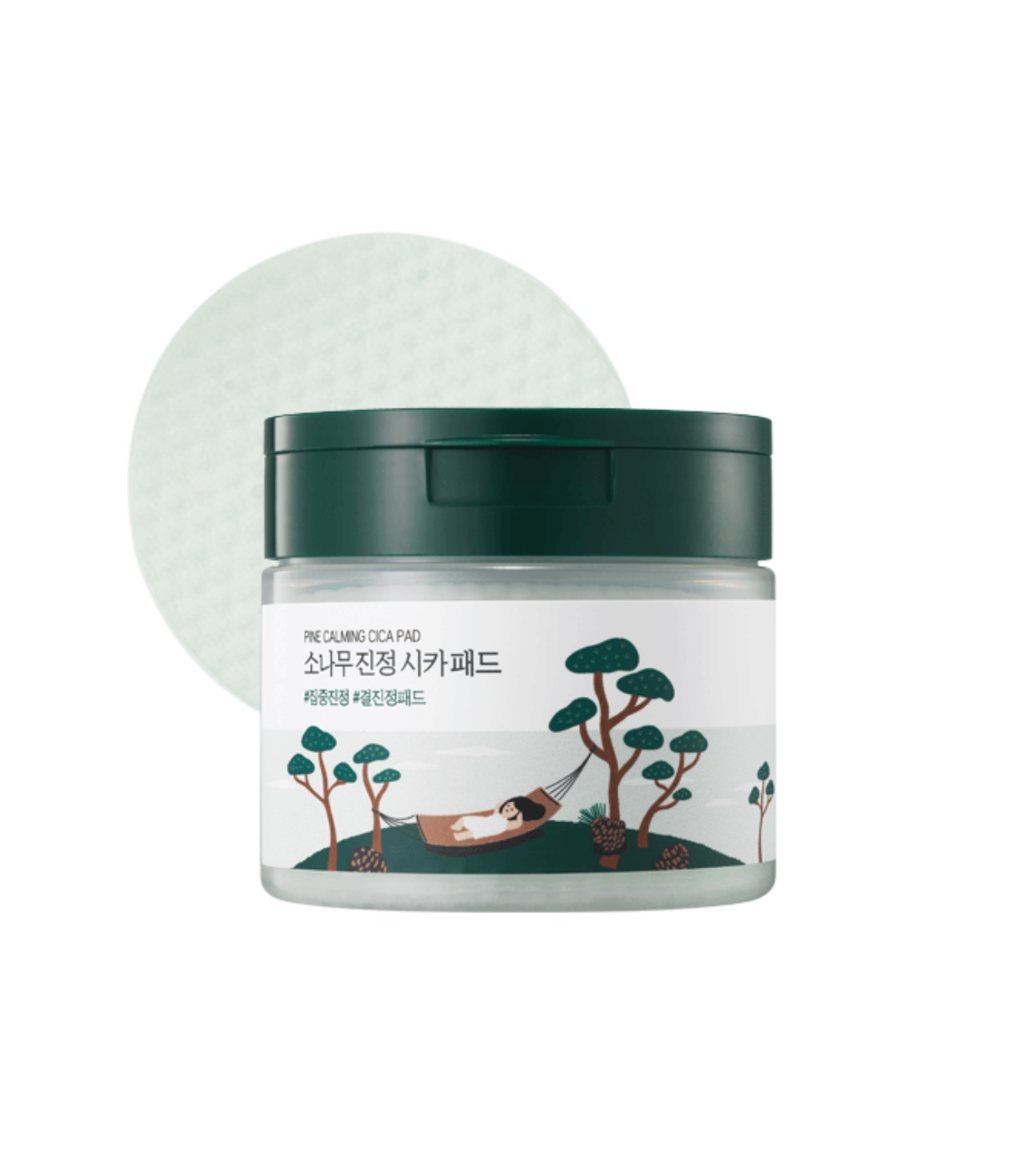 Round Lab - Tônico Hidratante e Esfoliante em Discos com CICA de Pinheiro - Pele Sensível