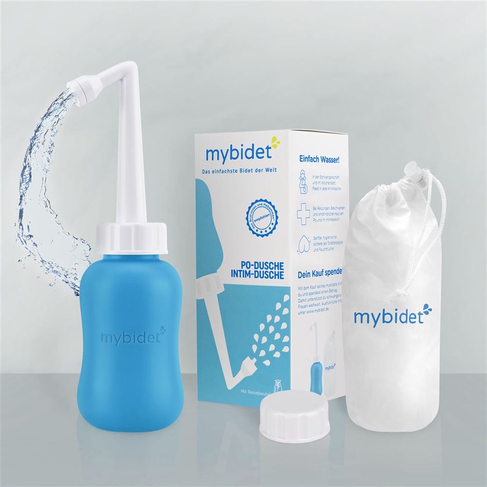 MYBIDET Po-Dusche und Intim-Dusche<br>1 Stück, 300ml, pacific blau