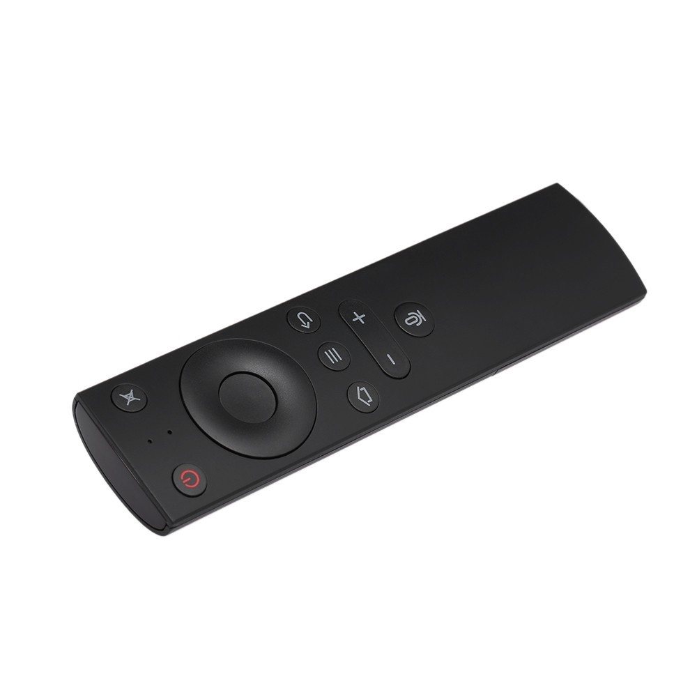 Wireless 2.4 GHz Funk Fernbedienung mit Spracheingabe Funktion   USB Empfänger für Android TV Box / PC (Batteriebetrieben) - Schwarz