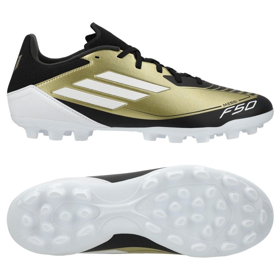 adidas F50 Messi League 2G/3G AG Triunfo Dorado - Doré/Blanc/Noir
