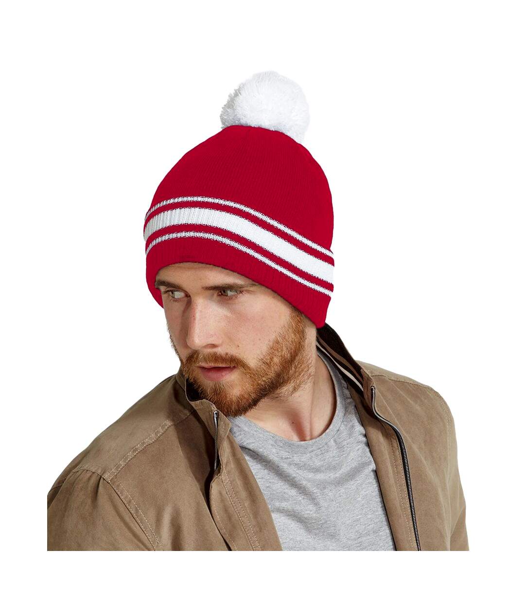 Beechfield - Bonnet STADIUM - Homme (Rouge) - UTRW6016