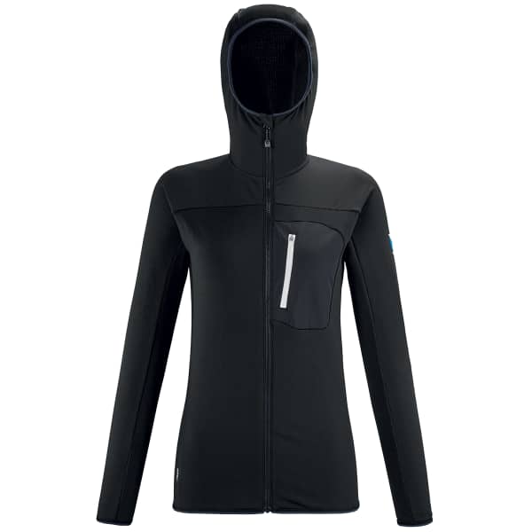 Veste polaire ski rando MILLET TRILOGY LIGHTGRID HOODIE W BLACK