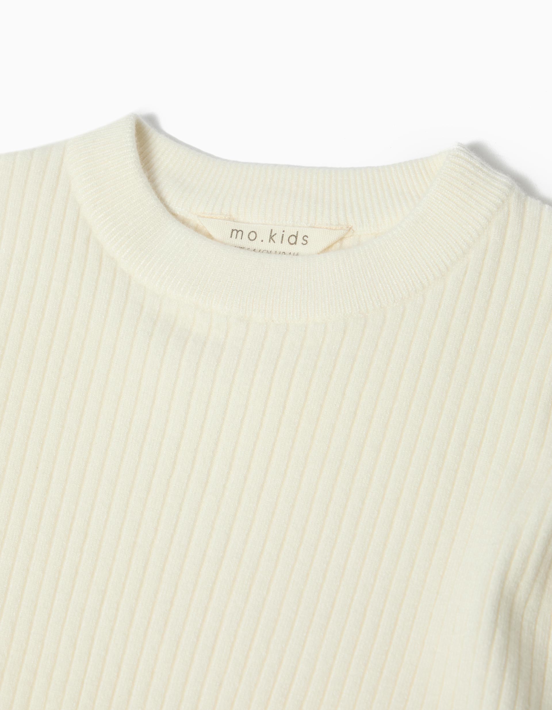 Camisola de Malha, Menina, Branco